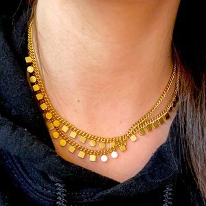 GOLD MADEWELL NECKLACE